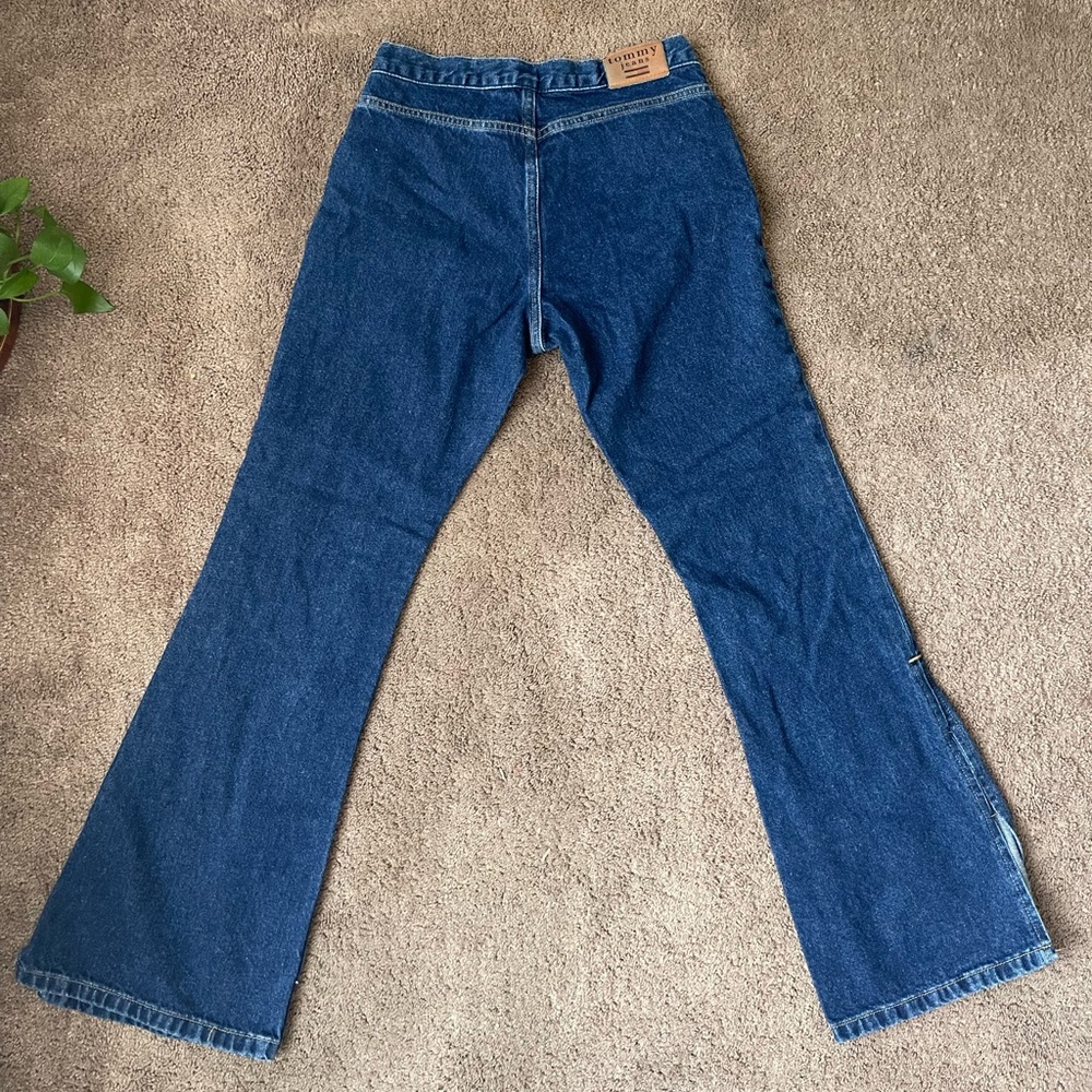 Y2K Tommy Jeans Low Rise Flare Split Hem Jeans